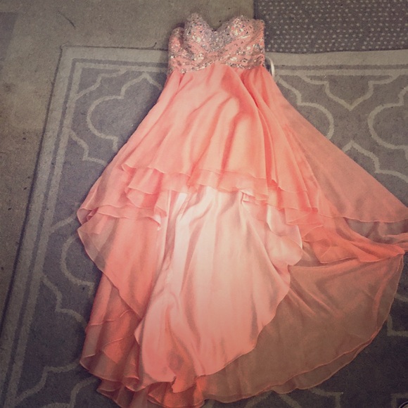 Gorgeous hand stitched clarisse prom dress